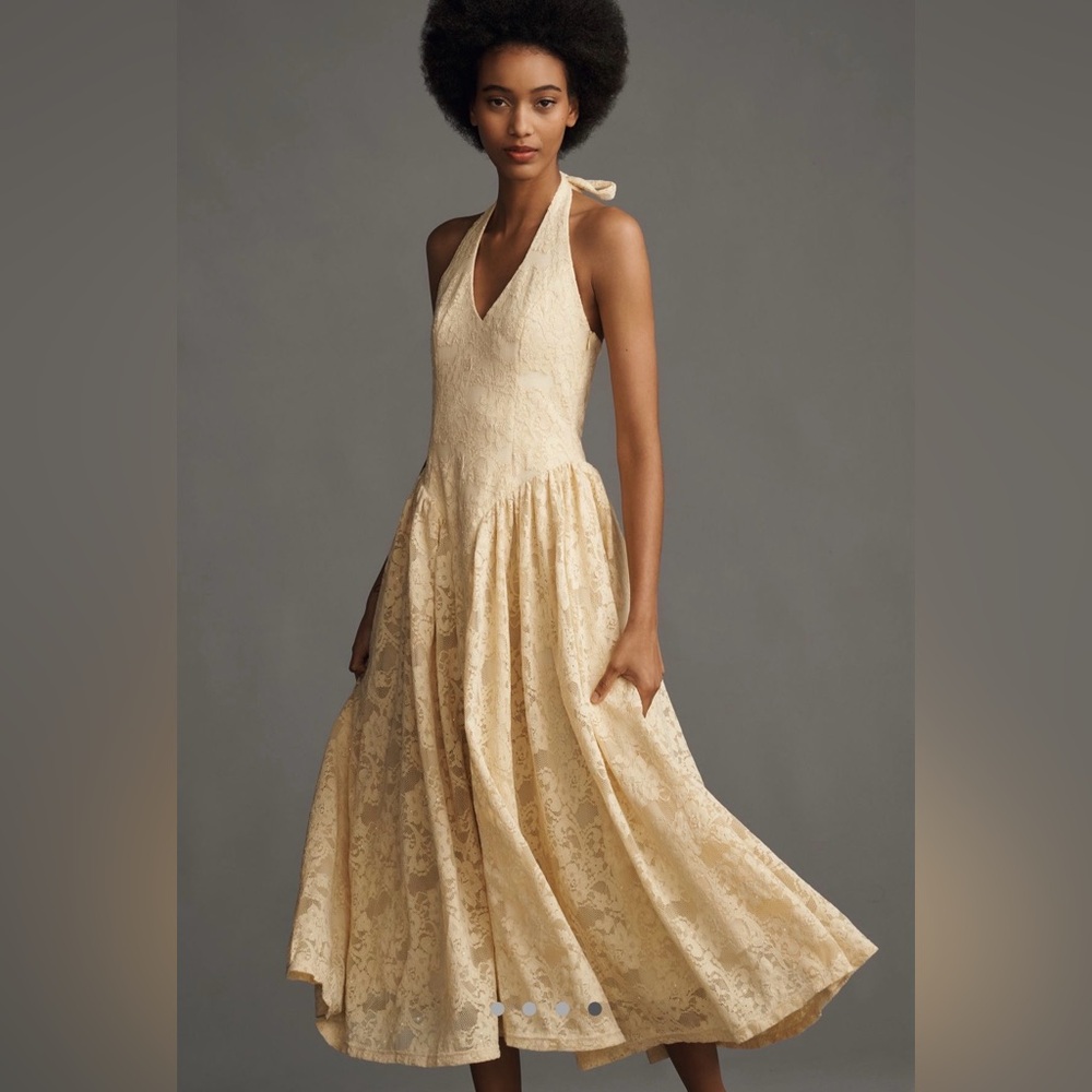 EXTRO & VERT Mila Halter Midi Dress - Picture 11 of 16